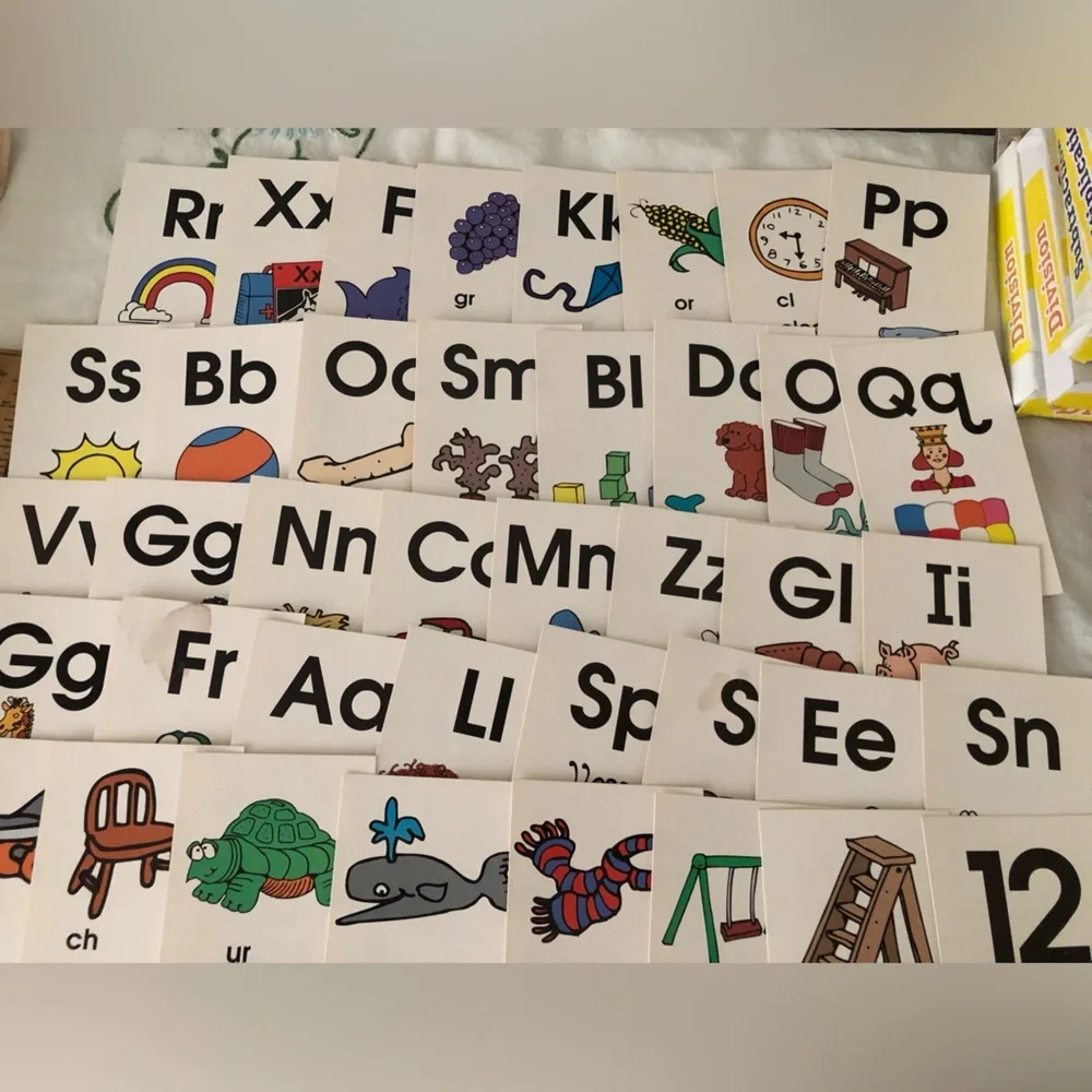vtg 1993 American Education Publishing Muppet Brighter Child Flashcards